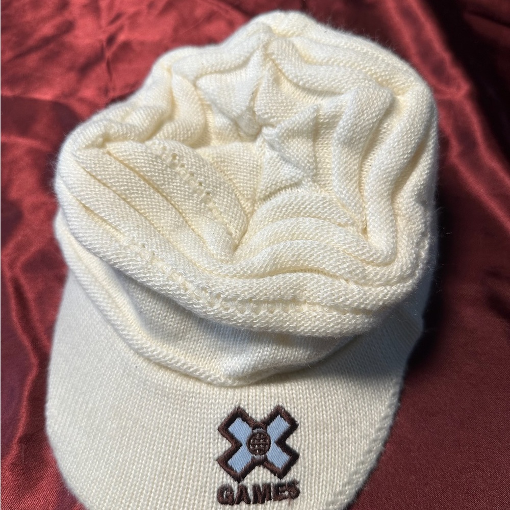 Cream Knit Cap
